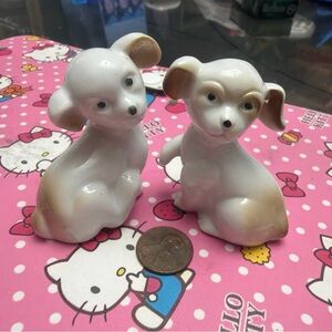 Adorable Ceramic Puppy Figurines